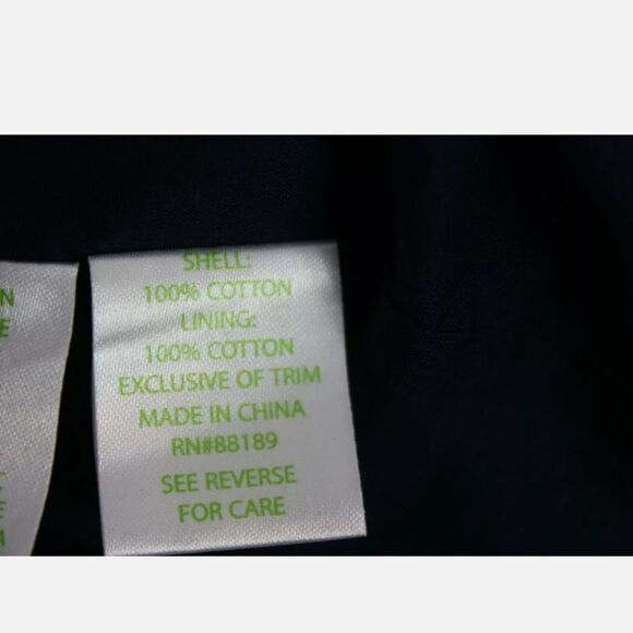 Lilly Pulitzer Womens Rosie Shift Dress Nave Gold Lace Embroidery Lined Size 00 - Picture 8 of 8